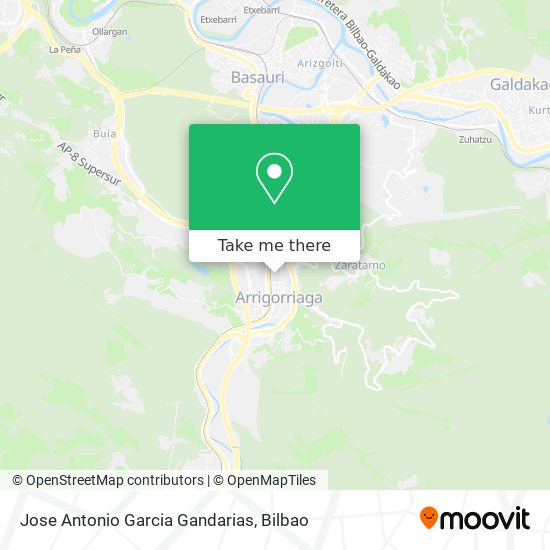 Jose Antonio Garcia Gandarias map