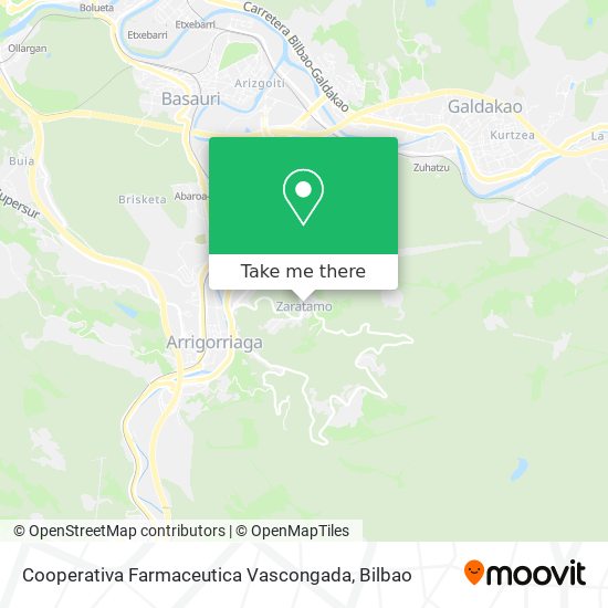 Cooperativa Farmaceutica Vascongada map