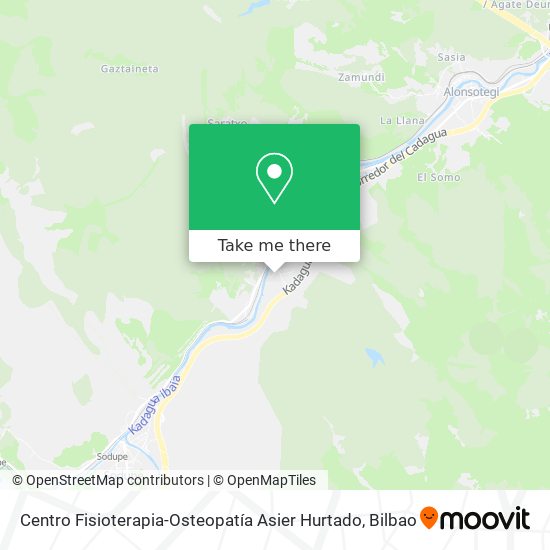 Centro Fisioterapia-Osteopatía Asier Hurtado map