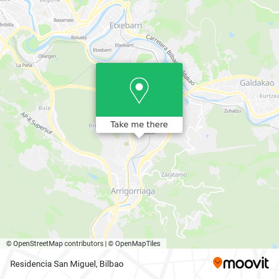 mapa Residencia San Miguel