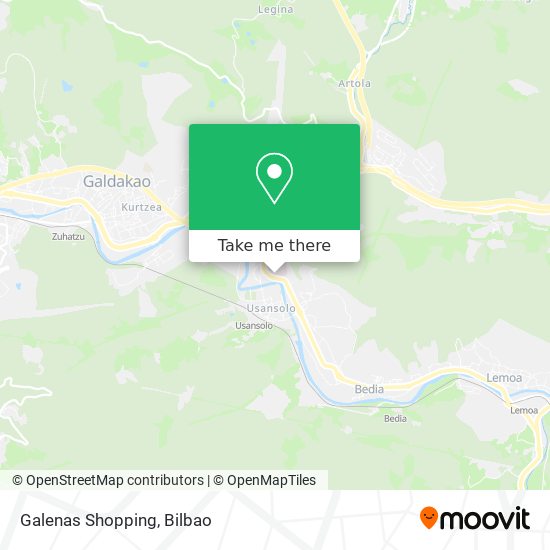Galenas Shopping map
