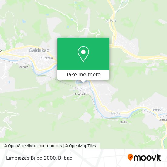 Limpiezas Bilbo 2000 map