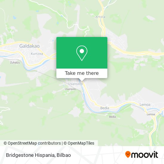 Bridgestone Hispania map