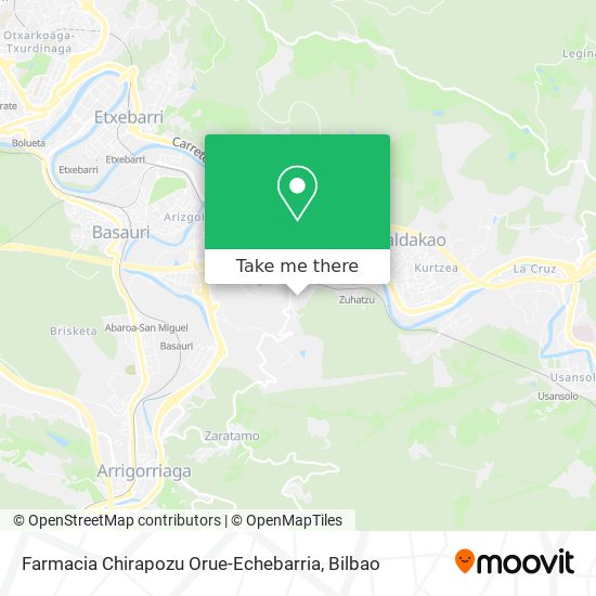 Farmacia Chirapozu Orue-Echebarria map