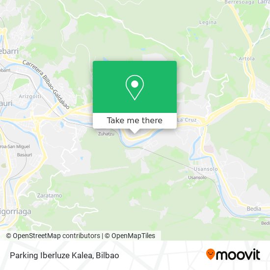 Parking Iberluze Kalea map