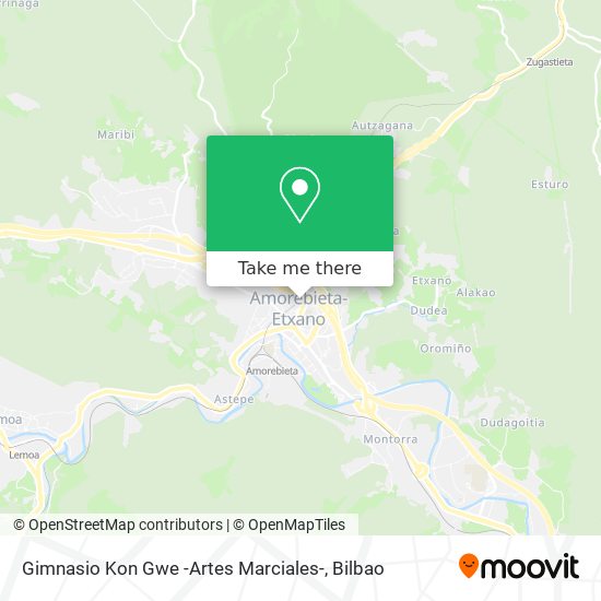 Gimnasio Kon Gwe -Artes Marciales- map