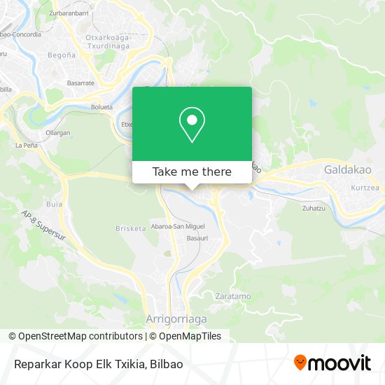 Reparkar Koop Elk Txikia map