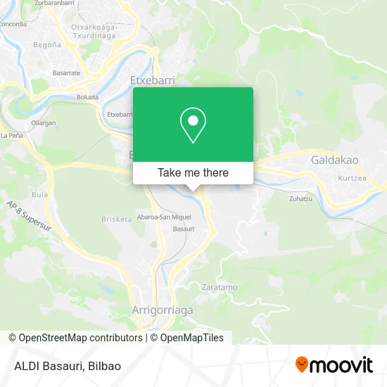 ALDI Basauri map