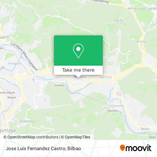 Jose Luis Fernandez Castro map