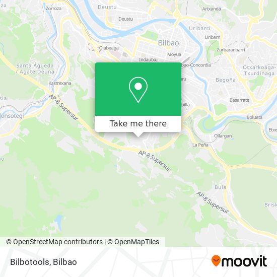 Bilbotools map