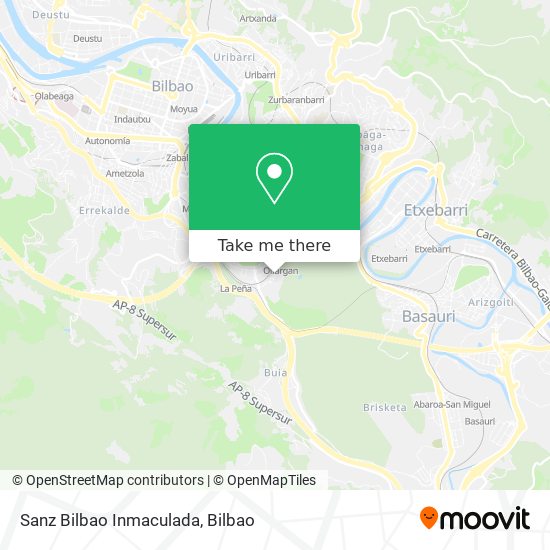 mapa Sanz Bilbao Inmaculada