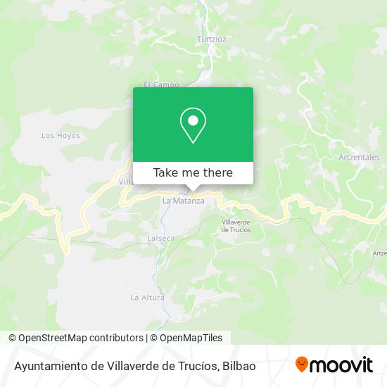 Ayuntamiento de Villaverde de Trucíos map