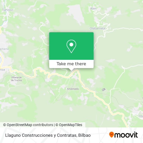 Llaguno Construcciones y Contratas map