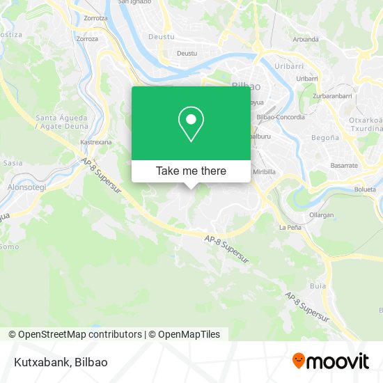 mapa Kutxabank