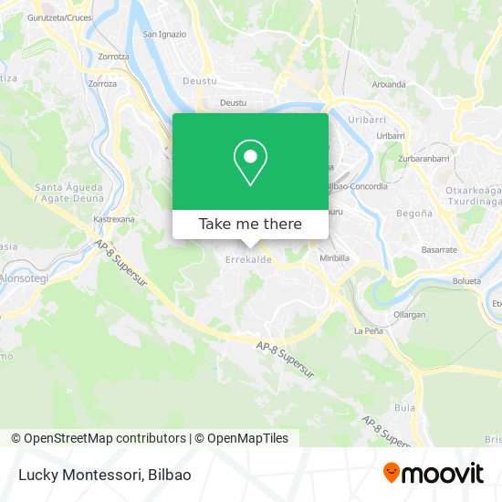 mapa Lucky Montessori