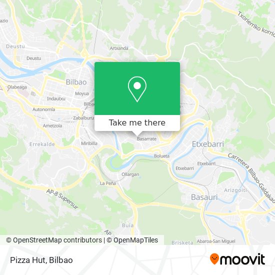 Pizza Hut map