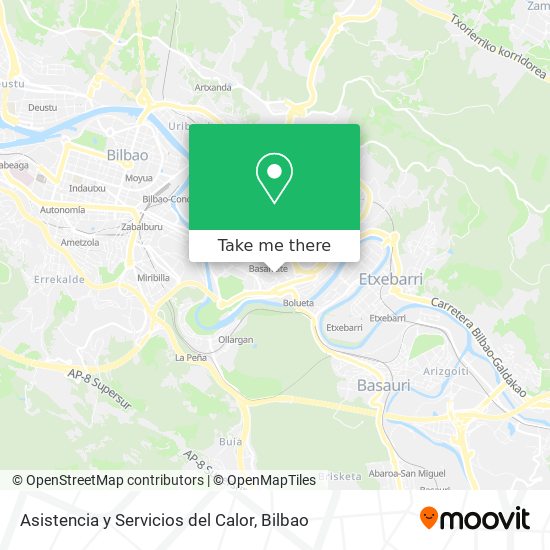 mapa Asistencia y Servicios del Calor