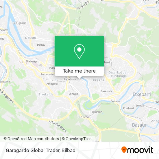 mapa Garagardo Global Trader