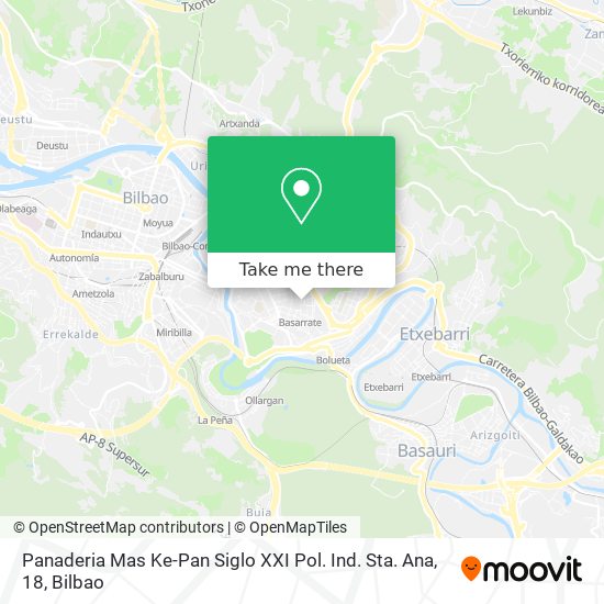 mapa Panaderia Mas Ke-Pan Siglo XXI Pol. Ind. Sta. Ana, 18