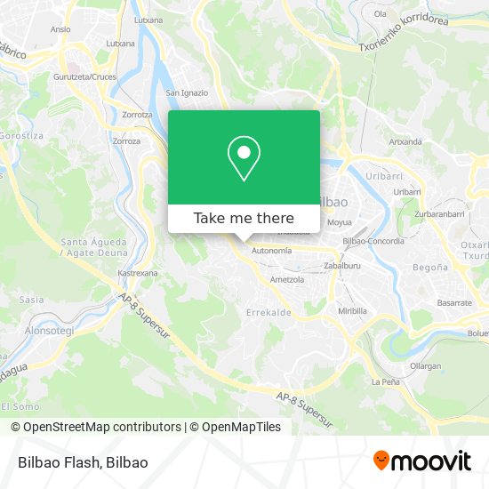 mapa Bilbao Flash