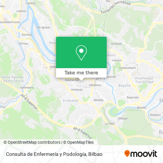 Consulta de Enfermería y Podología map