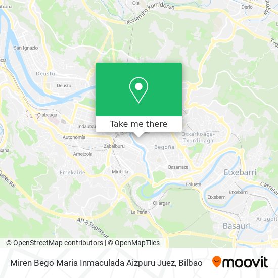 mapa Miren Bego Maria Inmaculada Aizpuru Juez