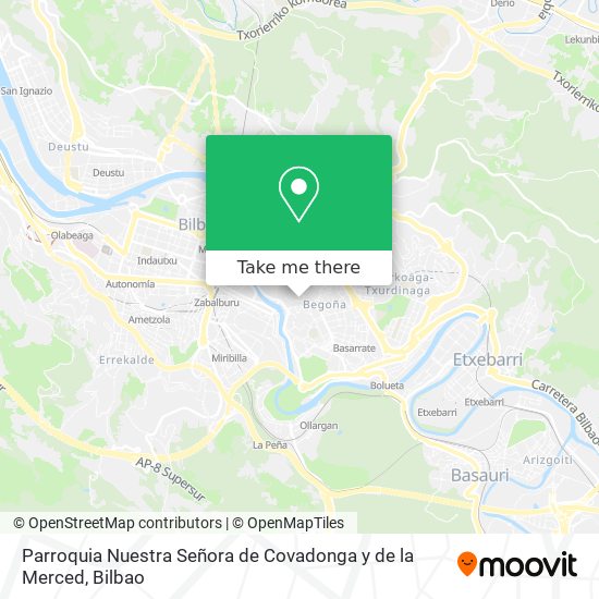 Parroquia Nuestra Señora de Covadonga y de la Merced map