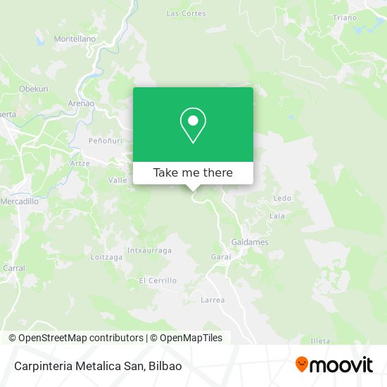 mapa Carpinteria Metalica San