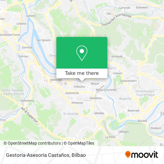 mapa Gestoría-Asesoría Castaños