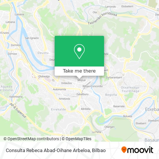 Consulta Rebeca Abad-Oihane Arbeloa map
