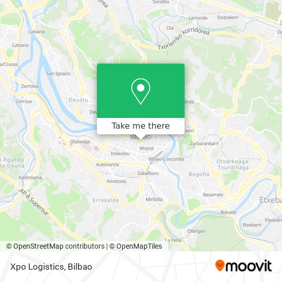 Xpo Logistics map