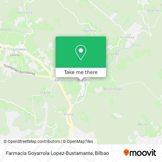Farmacia Goyarrola Lopez-Bustamante map