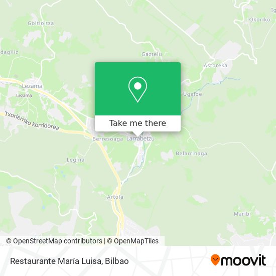 mapa Restaurante María Luisa