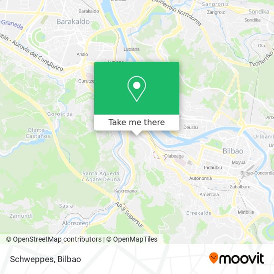 Schweppes map