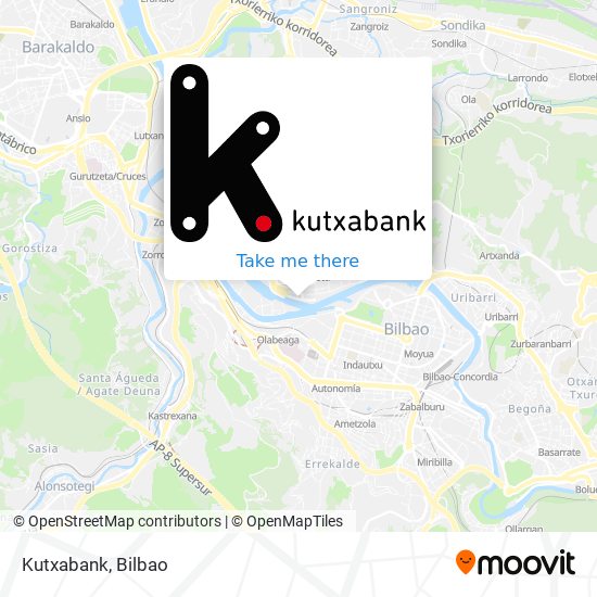 mapa Kutxabank