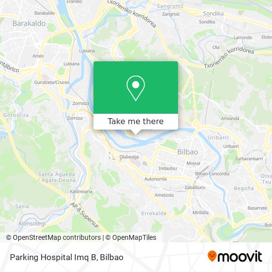 Parking Hospital Imq B map