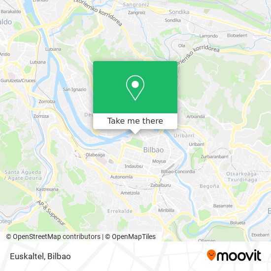 Euskaltel map