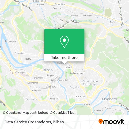 Data-Service Ordenadores map