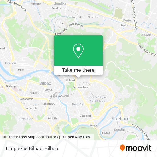 mapa Limpiezas Bilbao