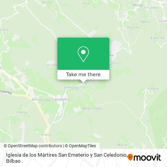Iglesia de los Mártires San Emeterio y San Celedonio map