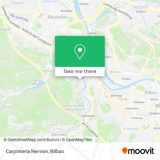 Carpinteria Nervion map