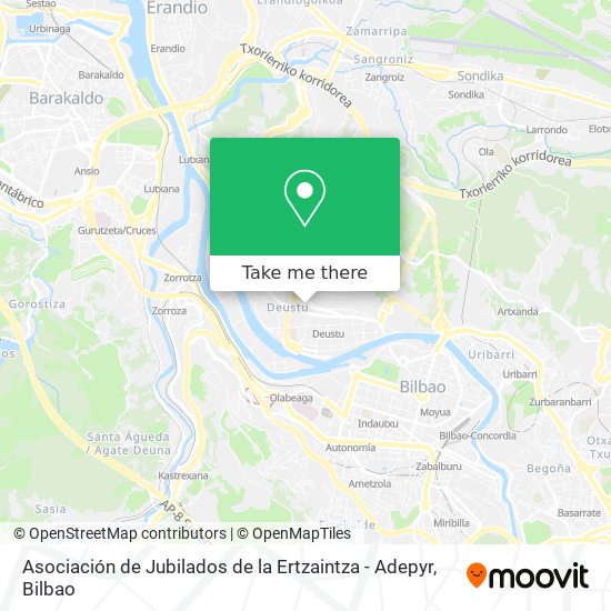 Asociación de Jubilados de la Ertzaintza - Adepyr map