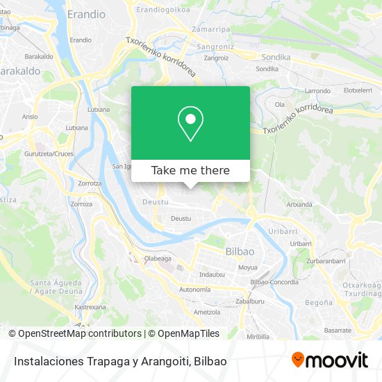 Instalaciones Trapaga y Arangoiti map