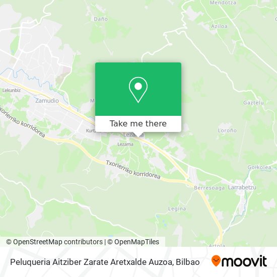 Peluqueria Aitziber Zarate Aretxalde Auzoa map