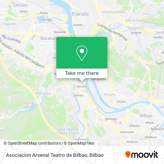 Asociacion Arsenal Teatro de Bilbao map