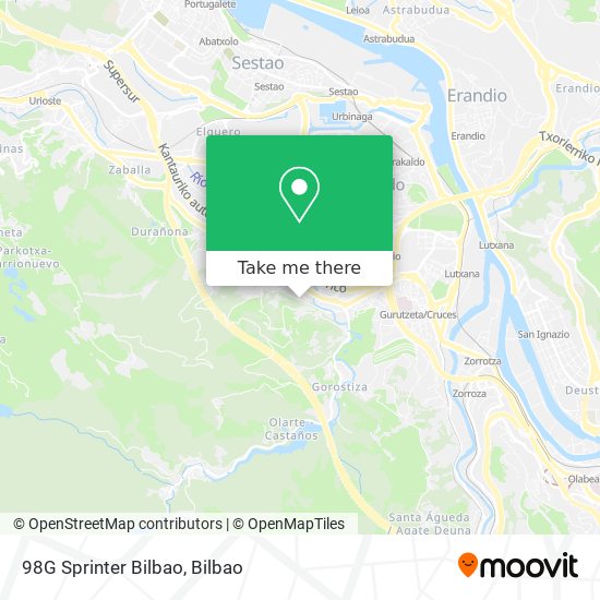 mapa 98G Sprinter Bilbao