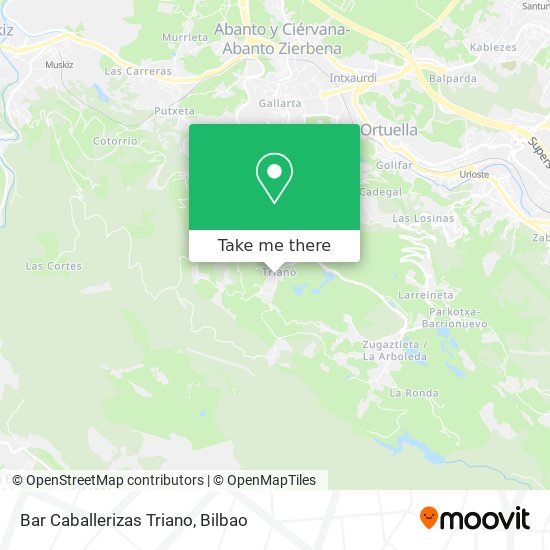 Bar Caballerizas Triano map