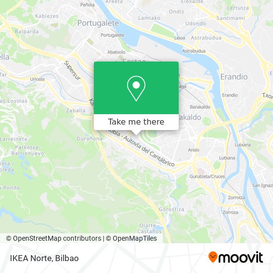 mapa IKEA Norte