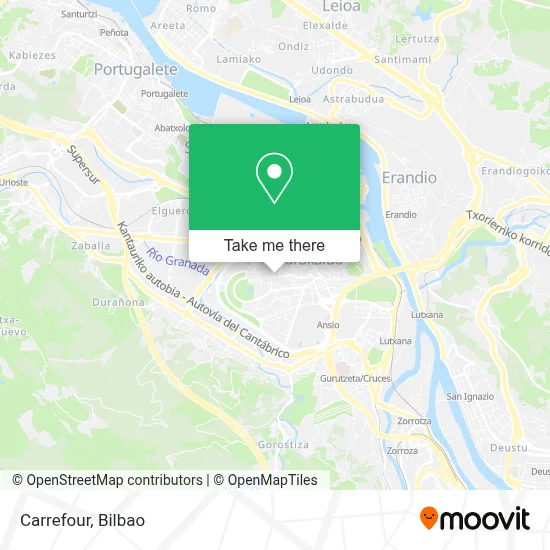 Carrefour map