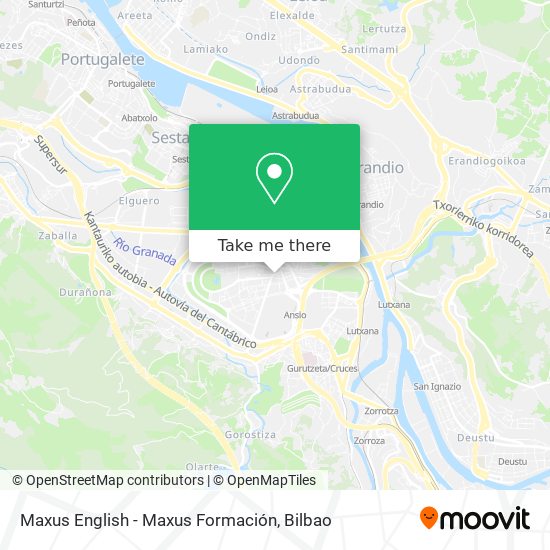 Maxus English - Maxus Formación map